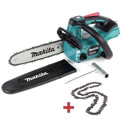 Makita Duc254Z 18V Lxt Cordless Brushless 25Cm Chainsaw Top Handle Bare + Chain from B&Q
