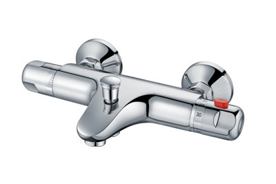 Buyaparcel Wall Mounted Thermostatic Bath Shower Mixer from B&Q