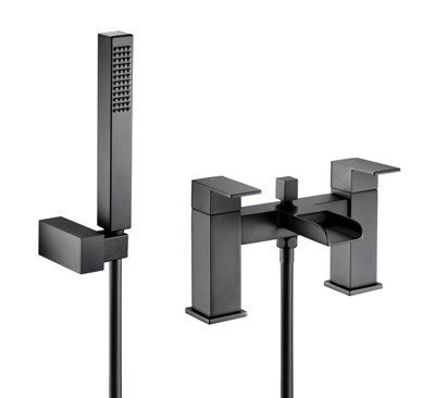 Buyaparcel Black Waterfall Bath Shower Mixer from B&Q