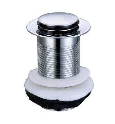 Buyaparcel Chrome Unslotted Sprung Basin Waste