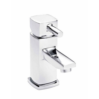 Buyaparcel Y Series Square Mini Basin Mixer Tap from B&Q