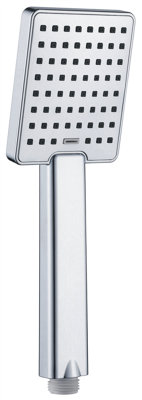 Buyaparcel Chrome Single Mode Square Shower Head Abs