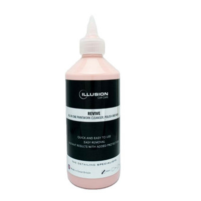 Buyaparcel Illusion Revive 500Ml All In One Cleaner Wax Polish 3 In 1 Carnauba Paintwork from B&Q