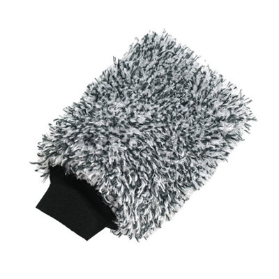 Buyaparcel Illusion Wash Mitt Swirl & Scratch Free Washing Sponge Mitt from B&Q
