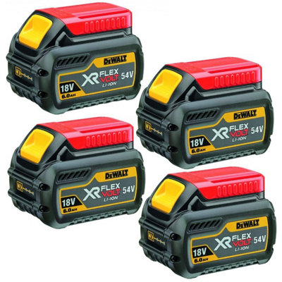 Dewalt Dcb546 18V / 54V Xr Flexvolt 6.0Ah Battery Dcb546-Xj4 Pack By Buyaparcel from B&Q