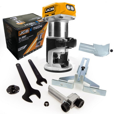 Jcb 18Rt-B 18V Cordless Brushless Laminate Router Trimmer Base Bare + Guide from B&Q