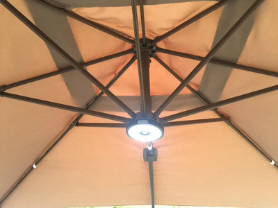 Signature Weave Rechargeable Led Lamp Light Attach To 300Cm Roma Parasols from B&Q