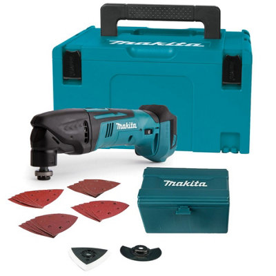 Makita Dtm50Z 18V Lxt Lithium Cordless Multi Tool Multi Tool Makpac + 22 Access from B&Q