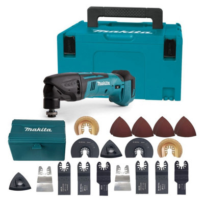 Makita Dtm50Z 18V Lxt Lithium Cordless Multi Tool Multi Tool Makpac + 54 Access from B&Q