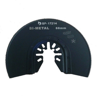 Buyaparcel Oscillating Bim 88mm Round Segment Blade Multi Tool Saw Wood Metal Fits Makita from B&Q