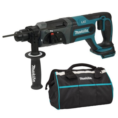 Makita Dhr241z 18V Lxt Sds Lithium Ion 3 Mode Sds+ Rotary Hammer Drill + Bag