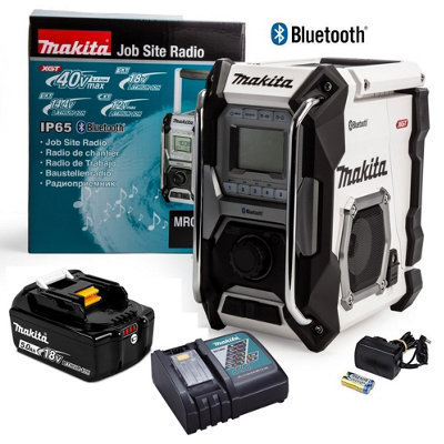  Job Site Bluetooth Radio Mr002gz01 White Lxt 18v 40v 5.0ah Batt & Charger