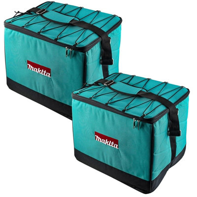 Makita 16" 41Cm Canvas Nylon Hard Base Tool Bag Toolbox Toolbag + Strap X 2 from B&Q