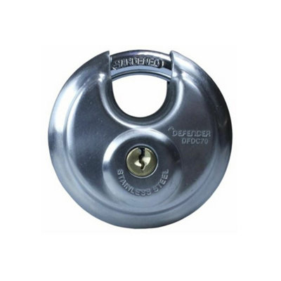 Defender Dfdc70 Ka1 Discus Padlock 70mm Keyed Alike Defdc70Ka from B&Q