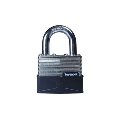Defender Dflam50 Ka1 Laminated Padlock 50mm Keyed Alike Deflam50Ka from B&Q