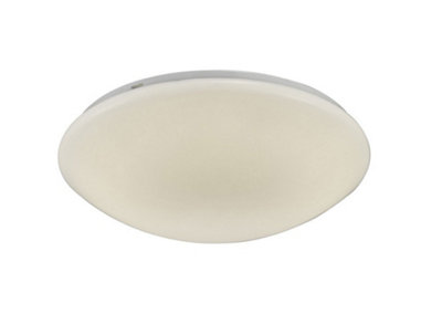 B&Q -  Luminosa Helios Led Flush Ceiling Light246mm Round12W 840Lm White 4000K