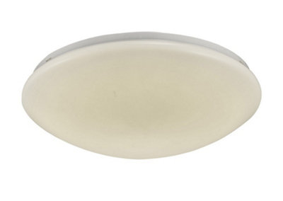 B&Q -  Luminosa Helios Led Flush Ceiling Light363mm Round18W 1080Lm White 4000K