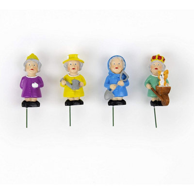 Gift Republic Mini Plant Pot Décor Markers SetRoyal Gardeners from B&Q