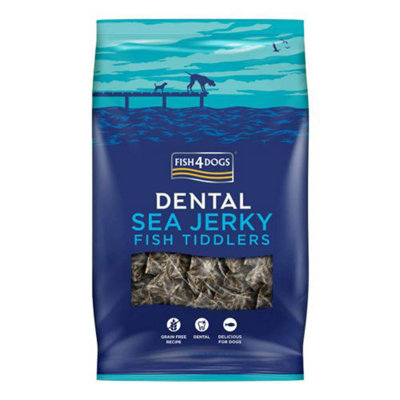 Fish4Pets Fish4Dogs Sea Jerky Fish Tiddlers Dog Treats115G (Box Of 10) from B&Q