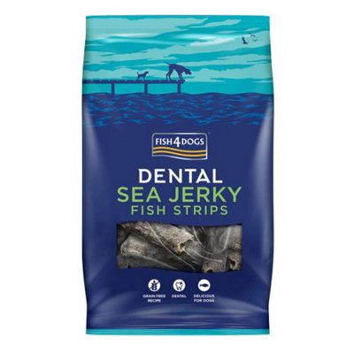 Fish4Pets Fish4Dogs Sea Jerky Fish Strips Dog Treats500G from B&Q