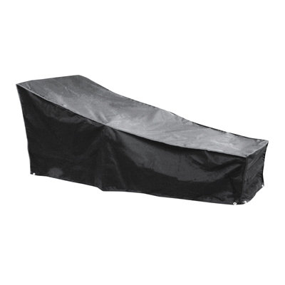 Cozy Bay Ezbreathe Sun Lounger Cover In Black from B&Q