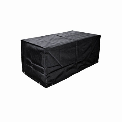 Cozy Bay Ezbreathe Rectangular Coffee Table Cover In Black from B&Q