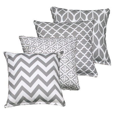 B&Q -  Stonewave Scatter Cushion Assortment (Pack Of 4)