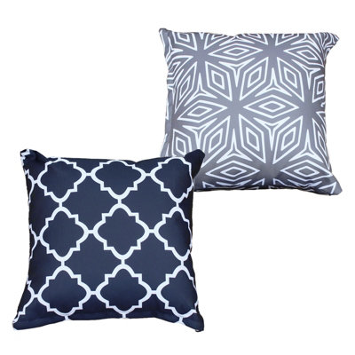 B&Q -  Cool Breeze Scatter Cushion Assortment (Pack Of 2)