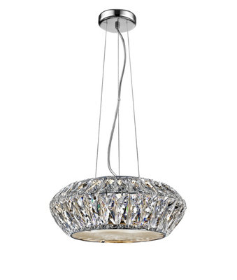 B&Q -  Luminosa Armel 4 Light Led Chrome Ceiling Fitting