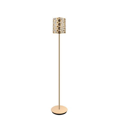 Luminosa Lighting Luminosa Lola Crystal Floor Lamp Gold from B&Q