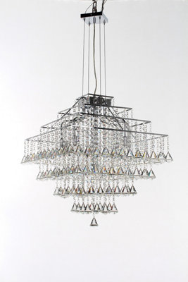 Luminosa Lighting Luminosa Parma 12 Light Chrome Ceiling Fitting from B&Q
