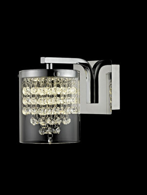 Luminosa Lighting Luminosa Florina Led Chrome Wall Light from B&Q