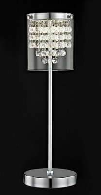 Luminosa Lighting Luminosa Florina Led Chrome Table Lamp from B&Q