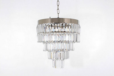 Luminosa Lighting Luminosa Crystalart Ceiling Light Crystal Pendant Ceiling Light from B&Q