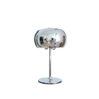Luminosa Lighting Luminosa Deni 3 Light Table Lamp Chrome Crystal from B&Q