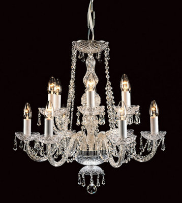 Luminosa Lighting Luminosa Modra Crystal 12 Arm Chandelier from B&Q