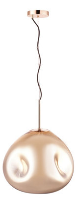 Luminosa Lighting Luminosa Nina 1 Light Large Gold from B&Q