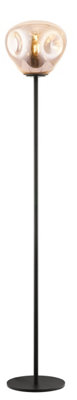 Luminosa Lighting Luminosa Nina 1 Light Floor Lamp Gold Black from B&Q