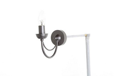 Luminosa Lighting Luminosa Cirrus Light Natural Candle Wall Lamp from B&Q