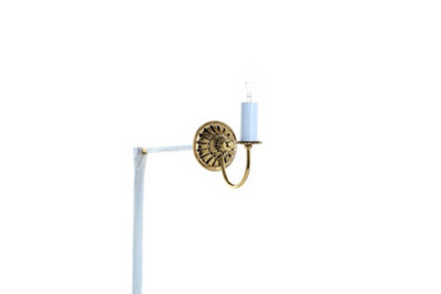 Luminosa Lighting Luminosa Solar 1 Light Polished Brass Candle Wall Lamp from B&Q