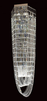 Luminosa Lighting Luminosa Crystalart Hex Crystal Pendant Pendant Ceiling Light from B&Q