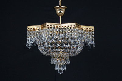 Luminosa Lighting Luminosa Star Flush Strass Ceiling Light from B&Q
