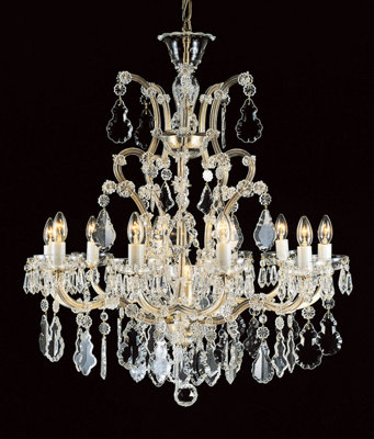 Luminosa Lighting Luminosa Misto Crystal 11 Arm Chandelier from B&Q