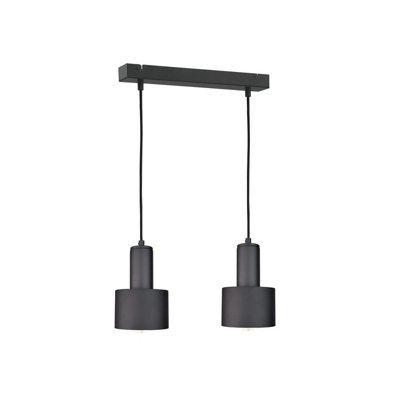 Luminosa Lighting Luminosa Luce Bar Pendant Ceiling Light Black50Cm2X E27 from B&Q
