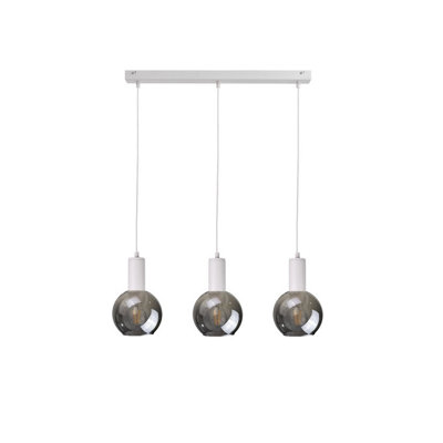 Luminosa Lighting Luminosa Supra Bar Pendant Ceiling Light White60Cm3X E27 from B&Q