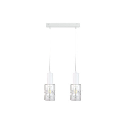 Luminosa Lighting Luminosa Cross Bar Pendant Ceiling Light White50Cm2X E27 from B&Q