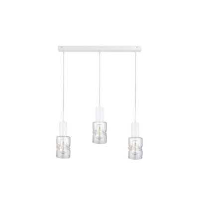 Luminosa Lighting Luminosa Cross Bar Pendant Ceiling Light White60Cm3X E27 from B&Q