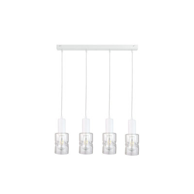 Luminosa Lighting Luminosa Cross Bar Pendant Ceiling Light White60Cm4X E27 from B&Q