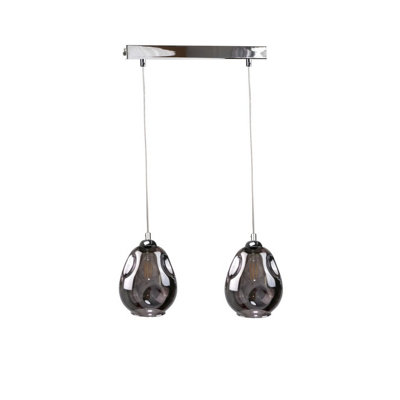 Luminosa Lighting Luminosa Loki Bar Pendant Ceiling Light Silver50Cm2X E27 from B&Q