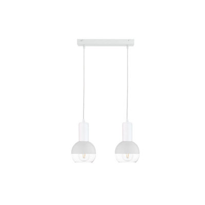 Luminosa Lighting Luminosa Ice Bar Pendant Ceiling Light White50Cm2X E27 from B&Q